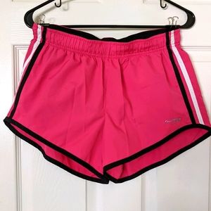 Hot pink running shorts, athletic shorts